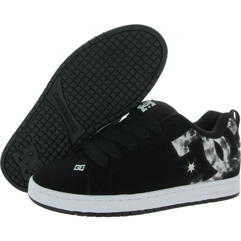 DC Shoes Court Graffik Men's Classic Leather Skateboarding Sneakers NWT - Picture 3 of 3